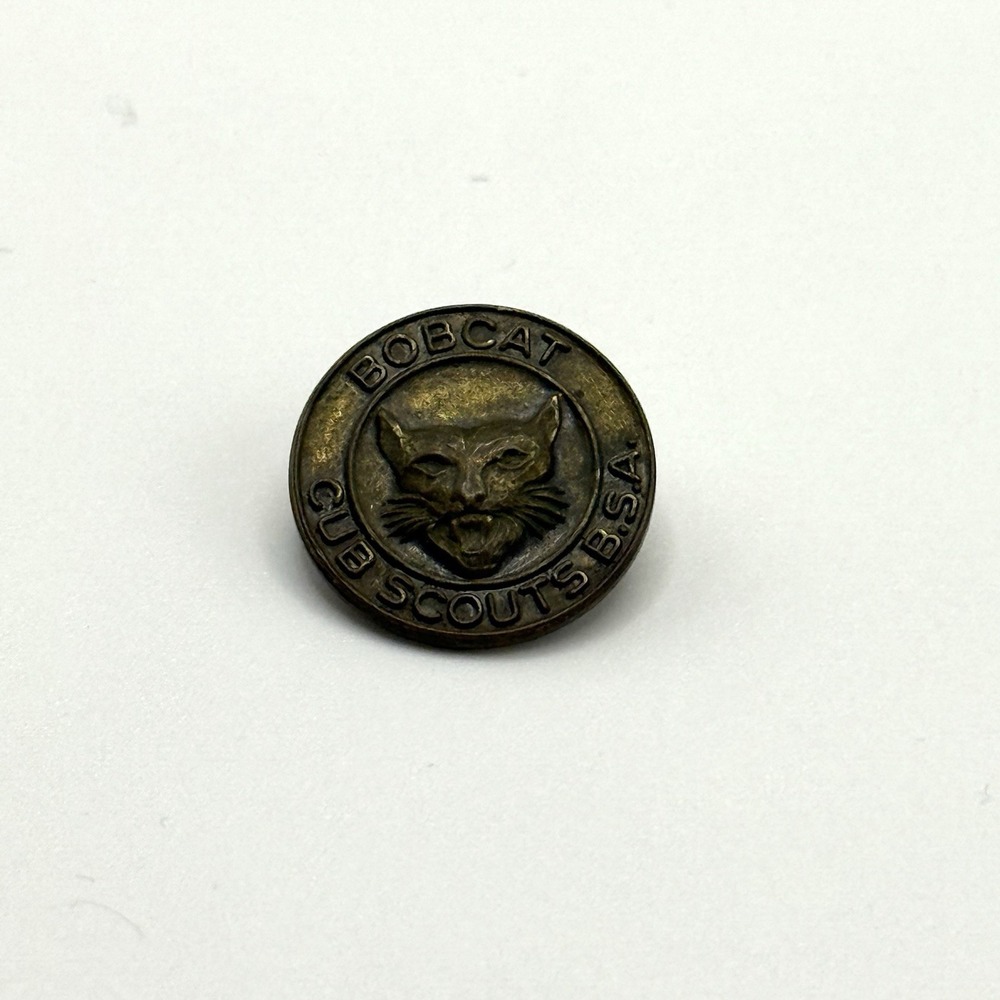 Vintage BSA Boy Scouts Of America Cub Scout Bobcat Lapel Pin